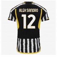 Dres Juventus Alex Sandro #12 Domáci 2023-24 Krátky Rukáv